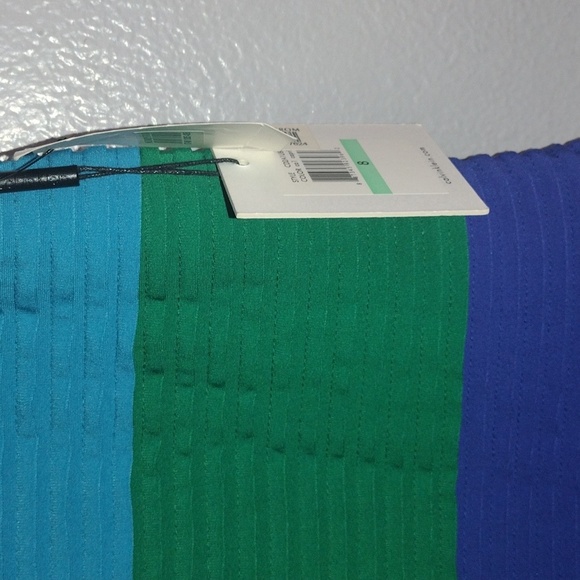 NW T CALVIN KLEIN color block Sheath Dress Career Wear 8 - Picture 5 of 7